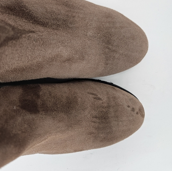 Amalfi By Rangoni Womens Bootie Sz 11.5M Enrico Chelsea Brown Suede Lightweight - Picture 11 of 13